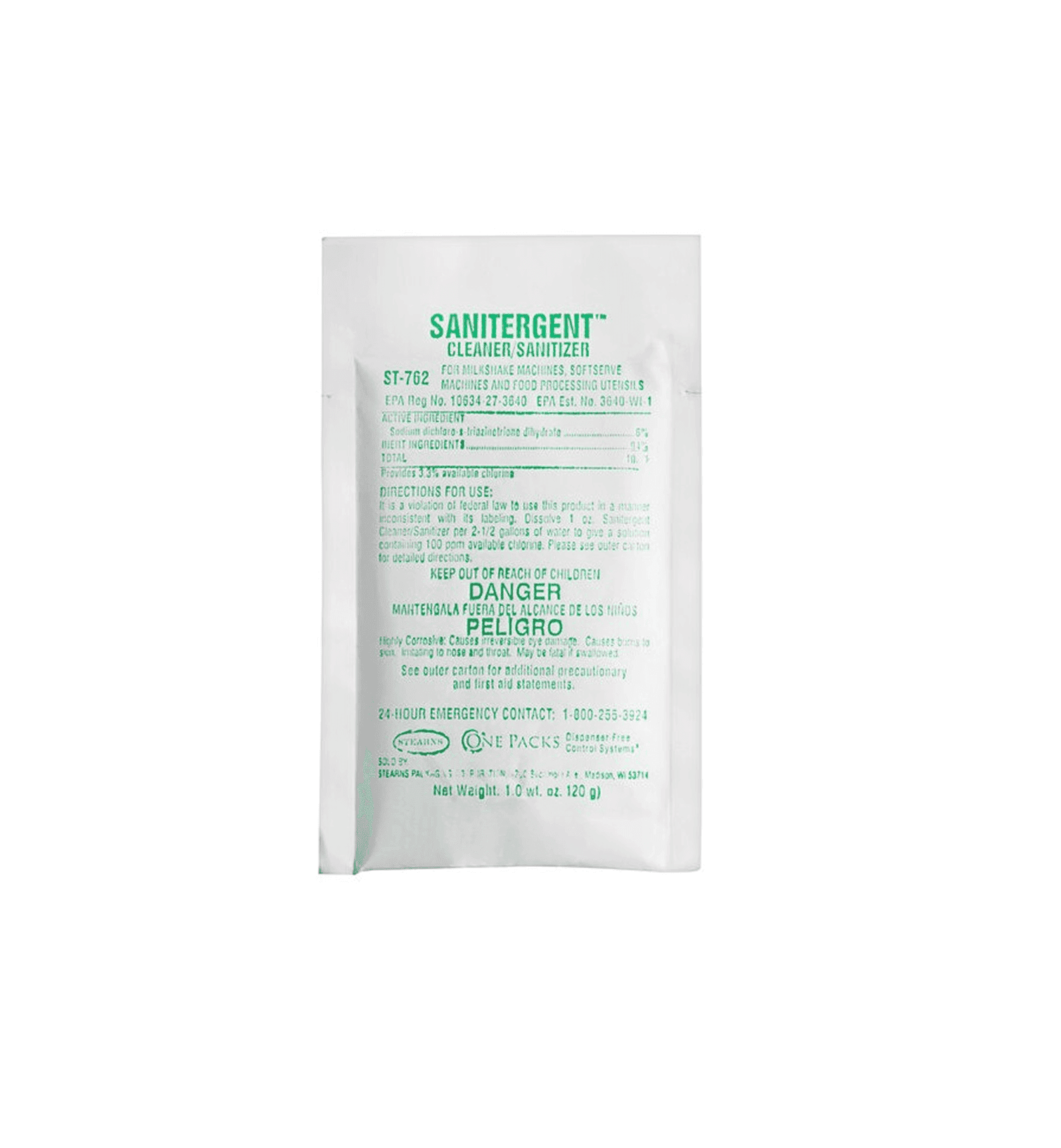 Spaceman – Sanitizer • Ice Cream Machine Cleaning Packet – 2oz NSF Certified – Sanitizer 2oz