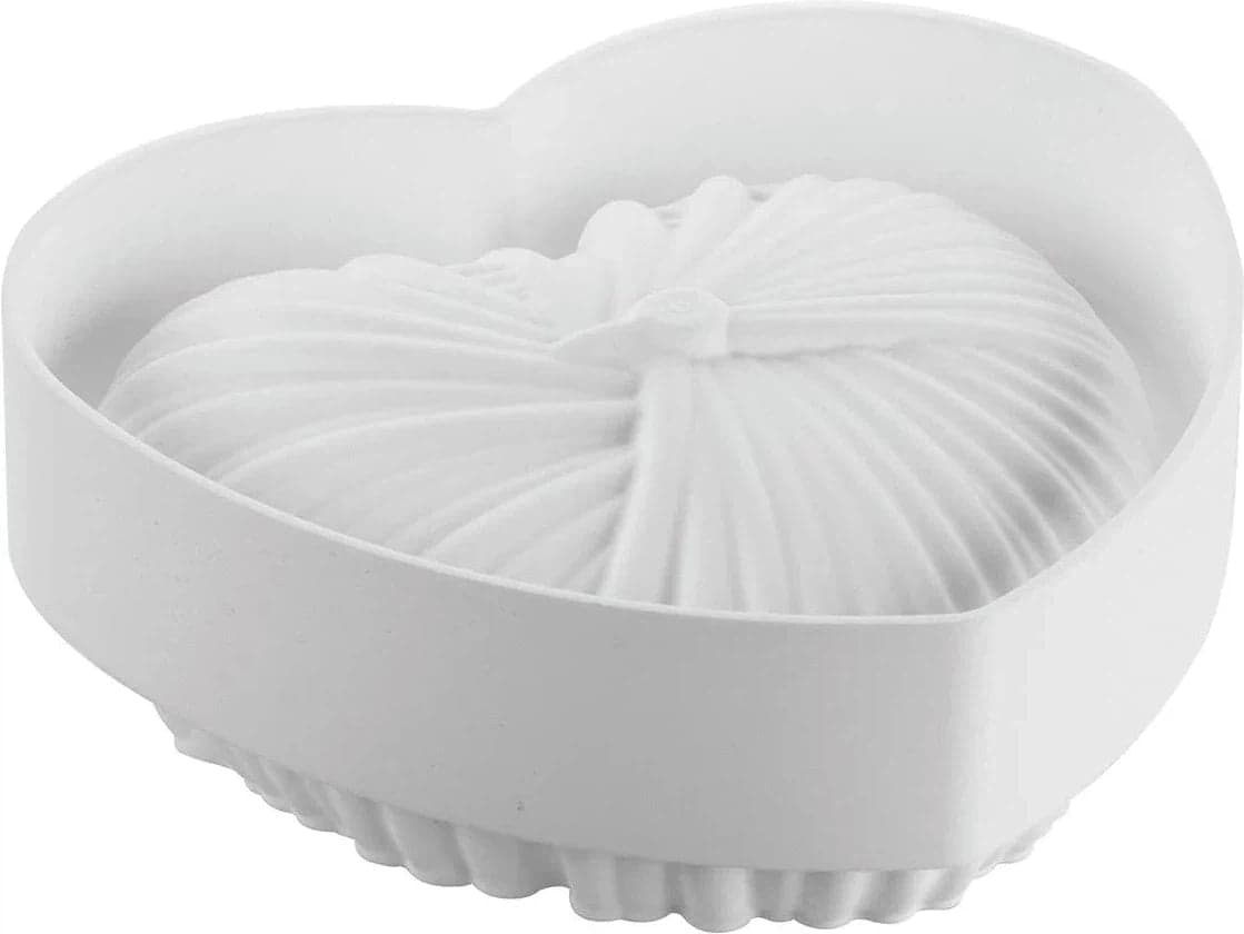 Silikomart – 7.1" x 6.8" x 2.6" Silicone LOVELY 1200 Chocolate Baking Mould with Cutter