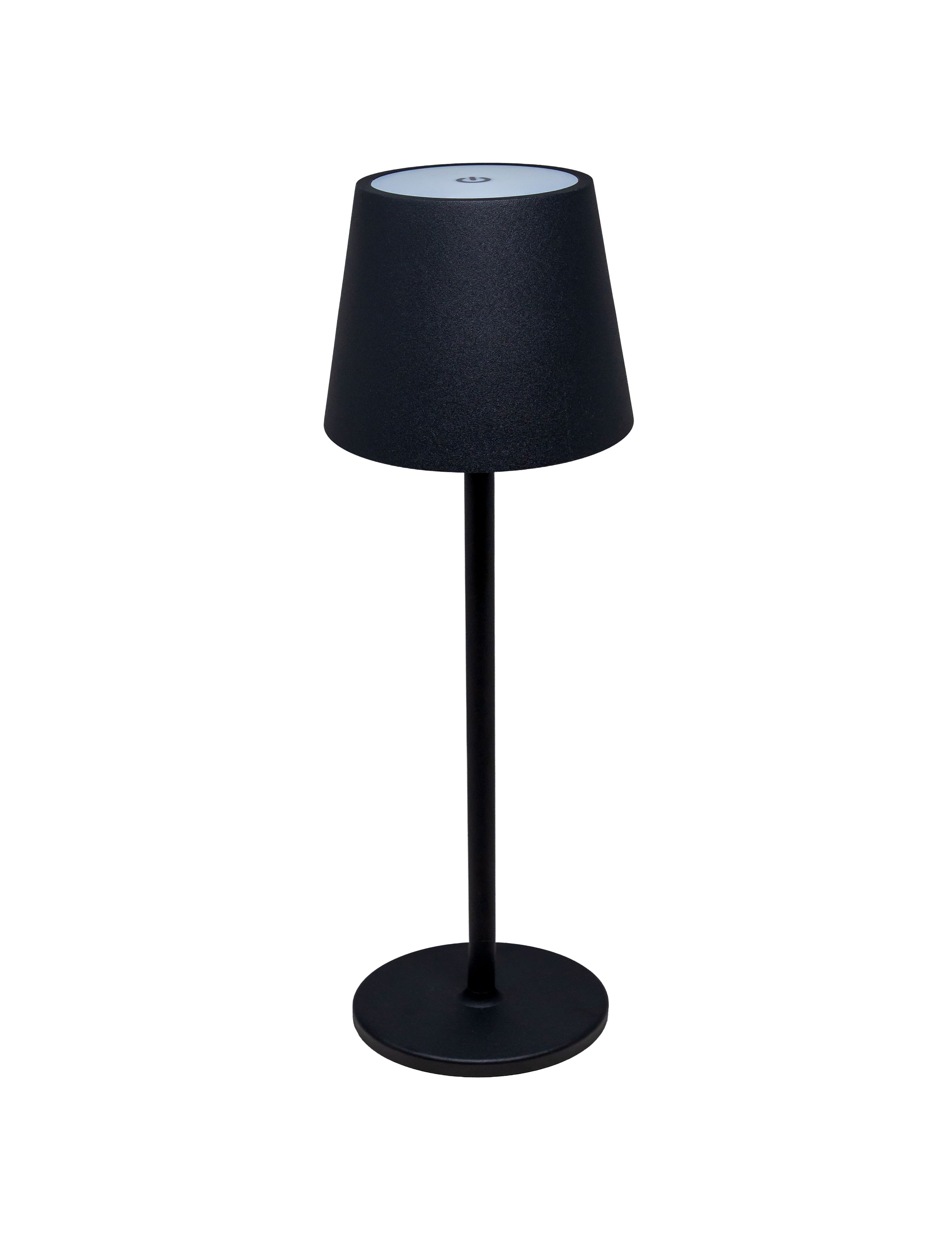 Muskoka Black LED Rechargeable Table Lamp
