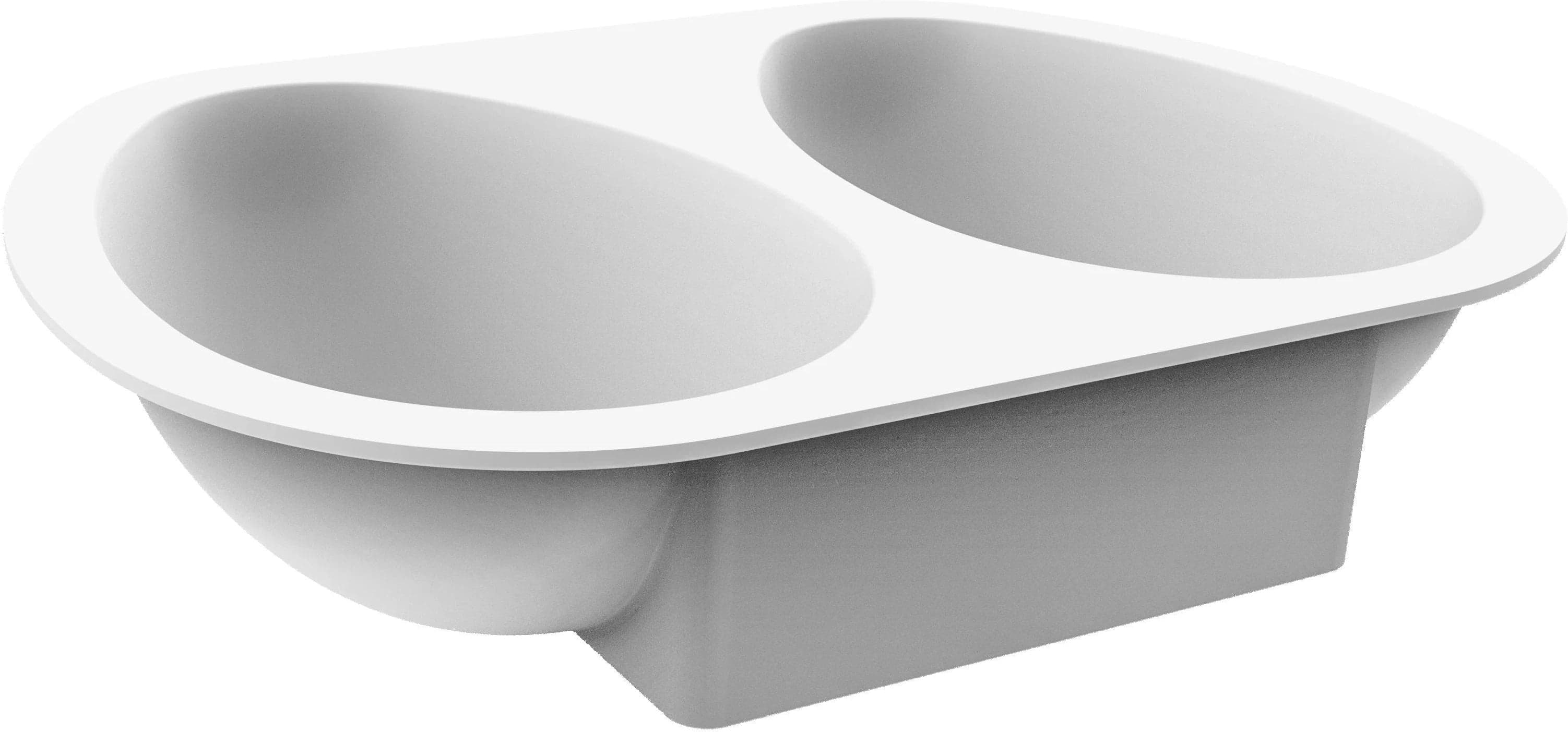 Silikomart – 5.7" x 4" x 1.8" #2 Silicone Half Eggs 385 Baking Mould