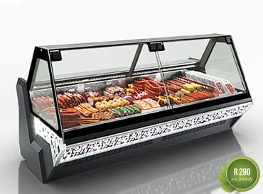 Hit-Line Missouri sapphire AK 115 A Plug-In Serve-Over Refrigerated Counter