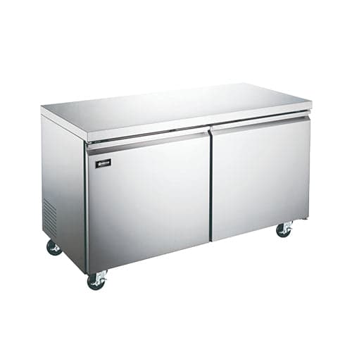 Omcan Two (2) Door Undercounter Refrigerator, . ( ), Stainless Steel