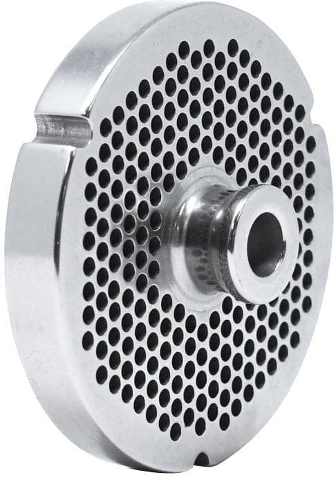 Stainless Steel #32 machine plate with hub 4mm (5/32) – three notches/ round