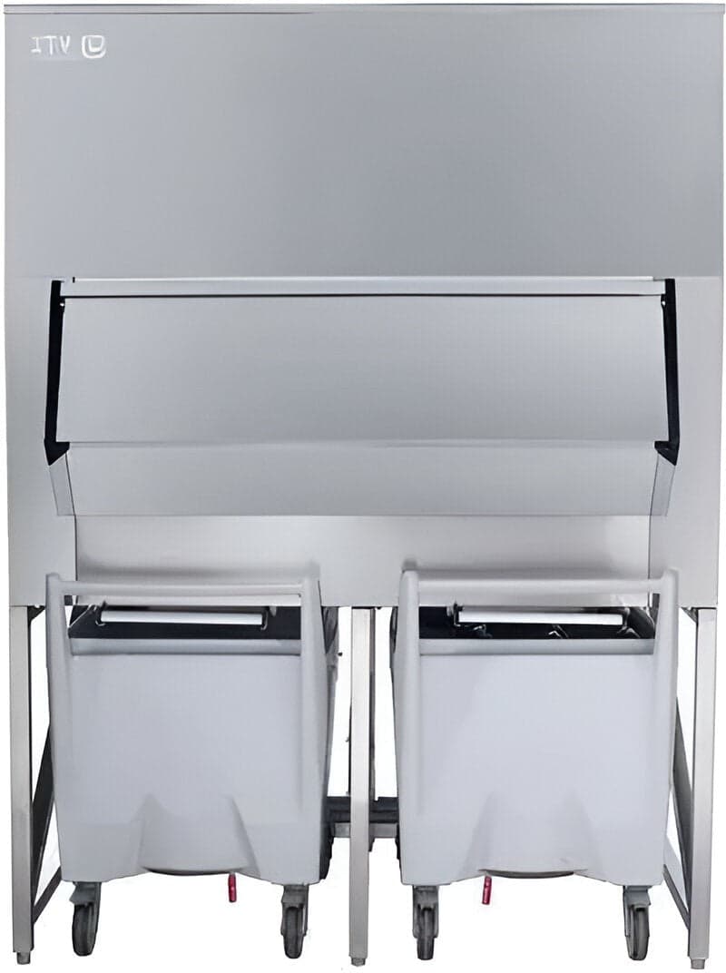 ITV Ice Makers - 728 lb Ice Bin With Cart For Modular Machine - SCD-900