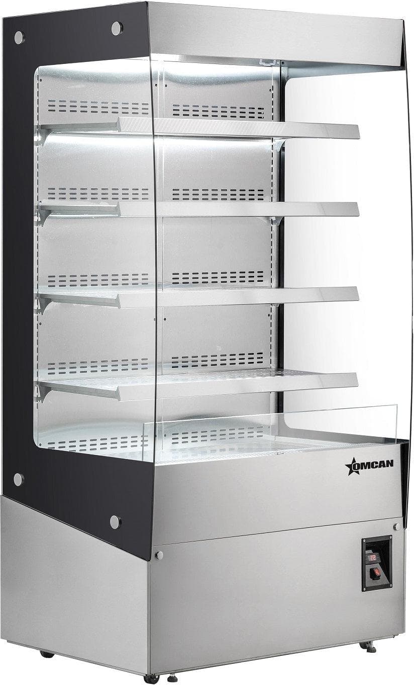 46" Floor Display Warmer, 4 Shelves, Open Front, Self-Service, 26.8 cu. ft. (760 L) Capacity - 220V, 3100W