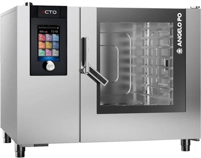 Angelo PO - ACT.O Gas Combi Oven 8 x GN 2/1 Pans Capacity - AT82G