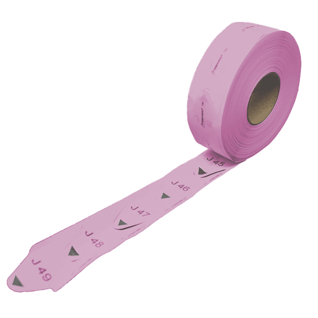 TM TICKETS T80 PINK (30 ROLLS/CASE)