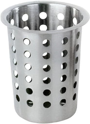 Stainless Steel Perforated Flatware Cylinder