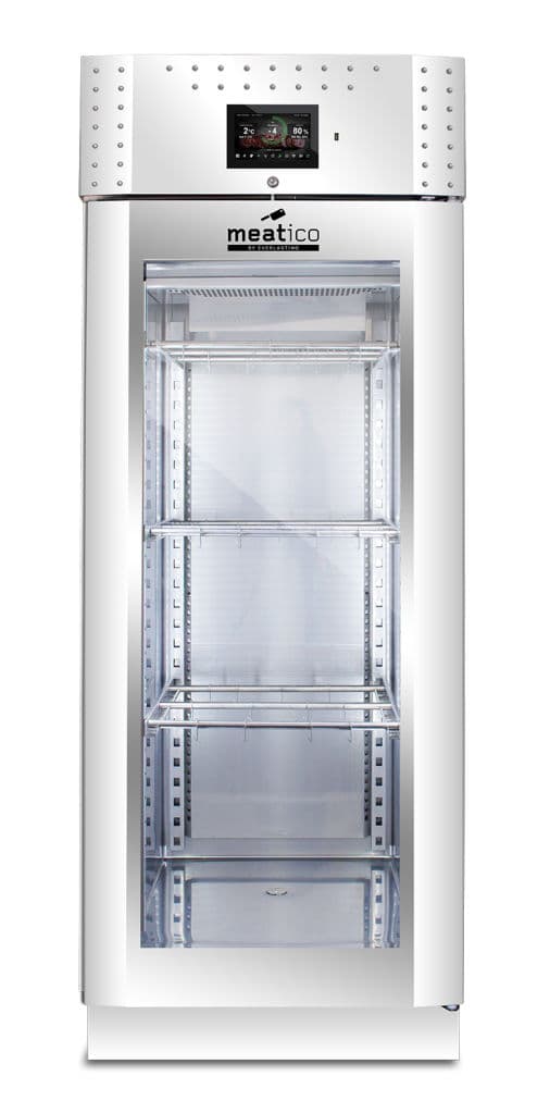 Meatico – ALL IN ONE 700 Curing Cabinet, Single Door, Cheese, Polished Stainless Steel – AC860H