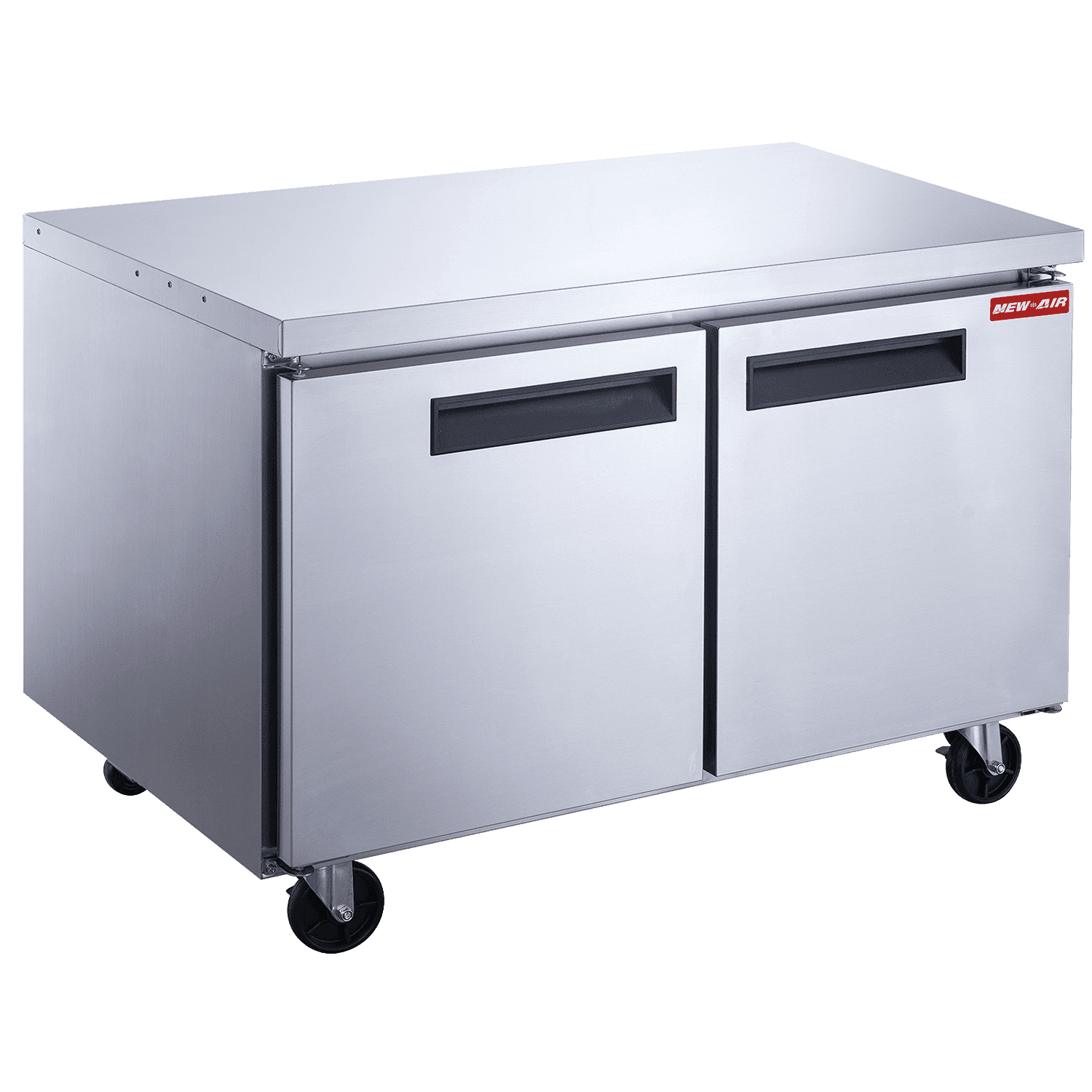 New Air NUR-048-SS 48″ Solid 2-Door Undercounter Refrigerator