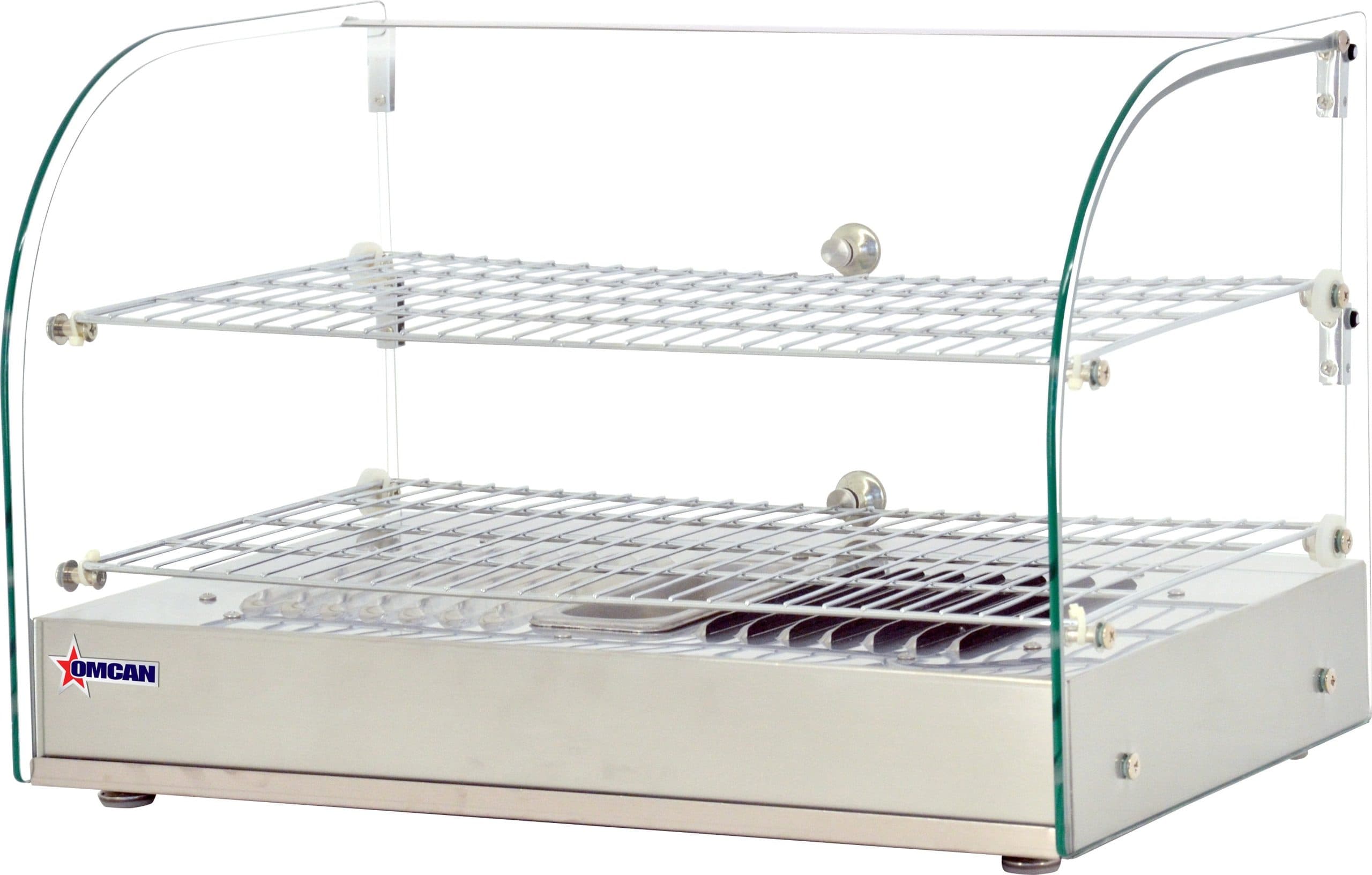 22" Countertop Display Warmer, 2 Shelves, 2 Rear Hinged Doors, Full-Service, 1.59 cu.ft. (45 L) Capacity