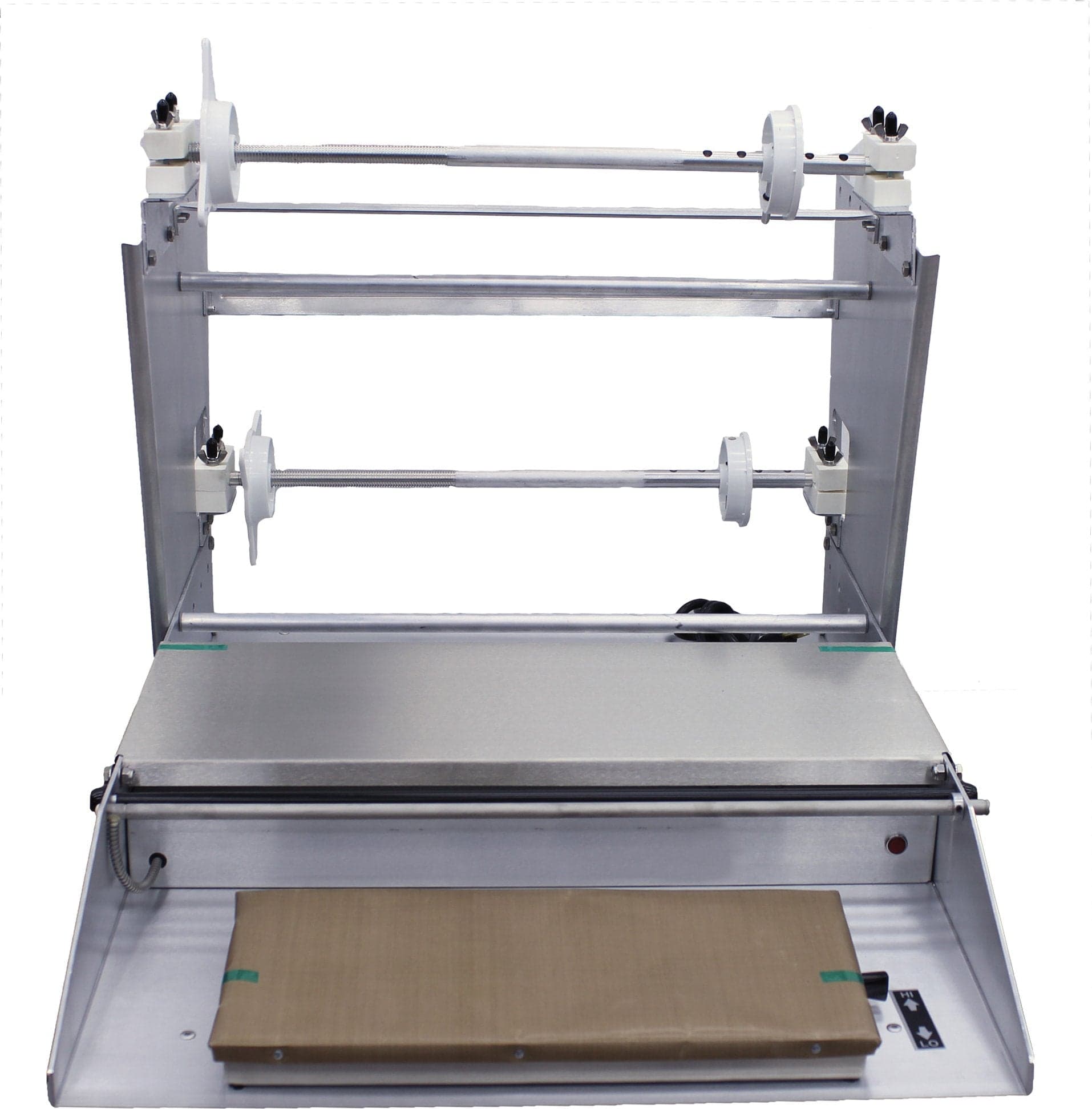 Three-Roll Capacity Wrapping Machine with Mounting Axles
