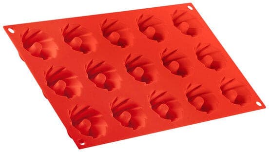 Silikomart – 1.8" x 0.7" Silicone #15 Compartment Swirl Baking Mold – SF310