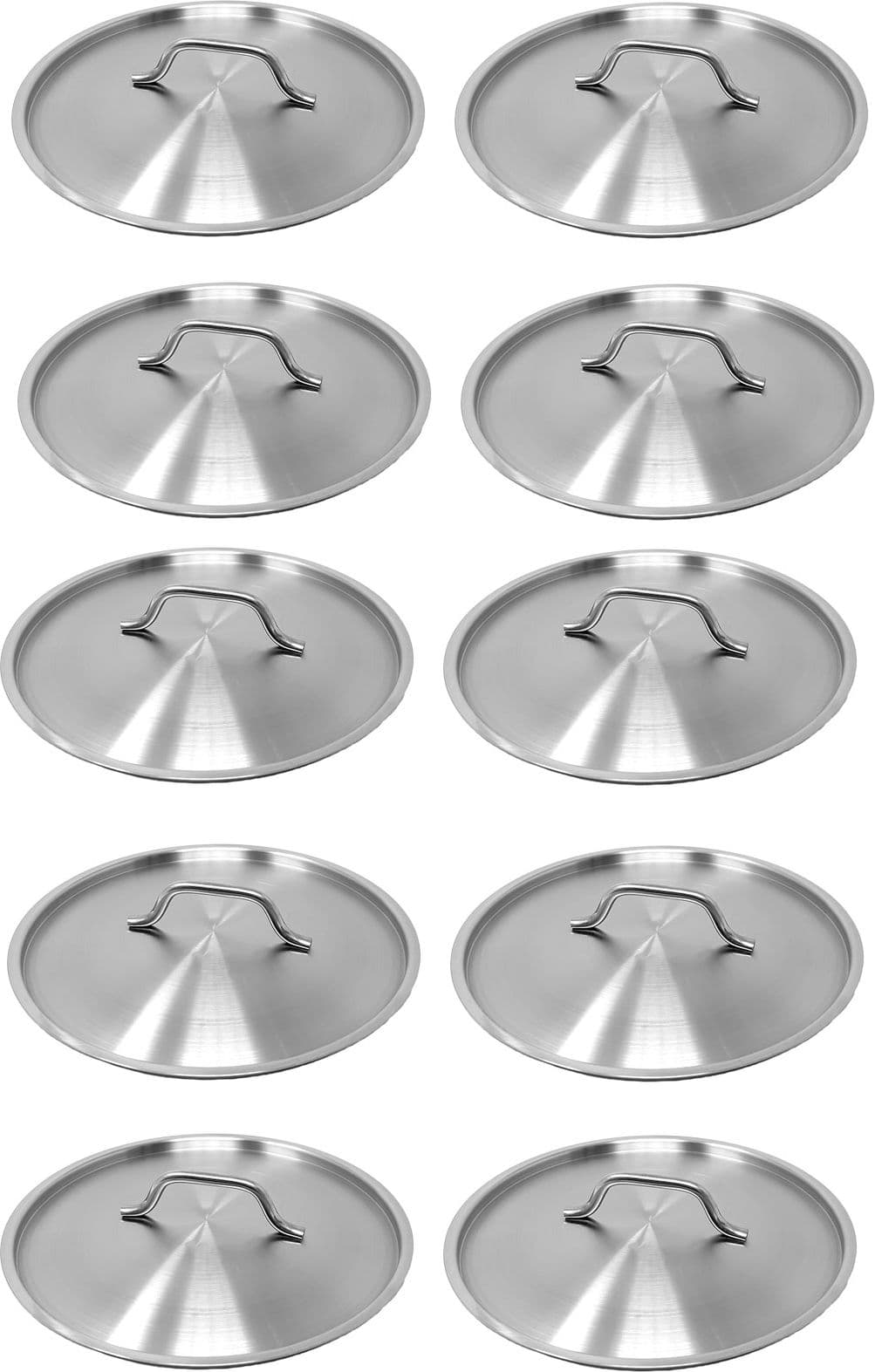 Stainless Steel Replacement Lid for 12 and 16 qt Stainless Steel Stock Pots, 10 qt Stainless Steel Sauce Pan, and 11″ Stainless Steel Fry Pan