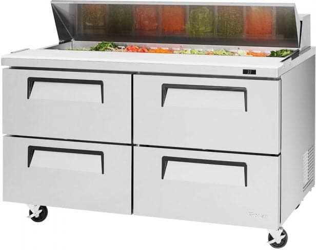 Turbo Air – 60″ Refrigerated Sandwich Prep Table with 4 Drawers – TST-60SD-D4-N (ETA 5-6 Weeks)
