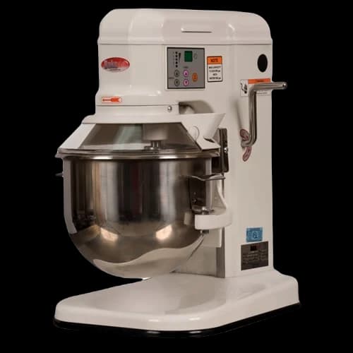 BakeMax BMPM007 Commercial Countertop Heavy Duty 7-Quart 5-Speed Gear Driven Planetary Mixer with Digital Controls