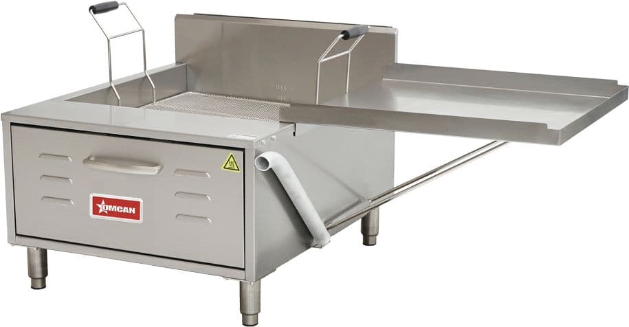 30 lb Oil Capacity 50,000 BTU – Natural Gas Countertop Donut/ Funnel Cake Deep Fryer