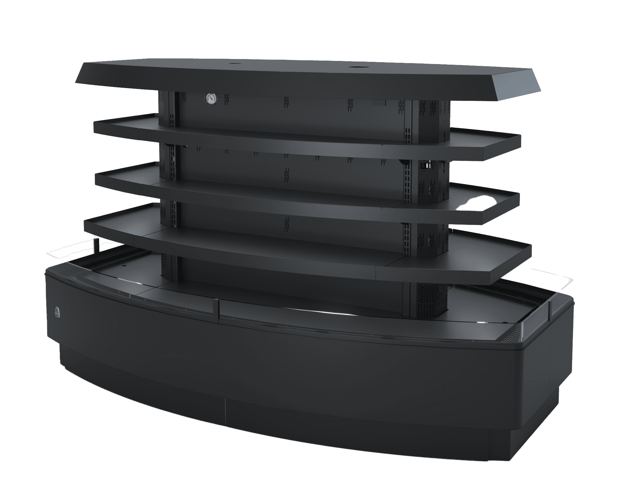 Southern CaseArts – Champlain Refrigerated Island Merchandiser — 7.8 ft – 07.8-MDI-4T2-R