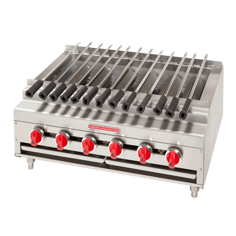 American Range ARKB‐36 36″ Countertop Natural Gas Shish Kebob Broiler – 180,000 BTU