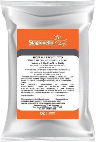Stagionello Curing Salts and Spice Blends for Cured Salami Long Fermentation 1.85 kg / bag