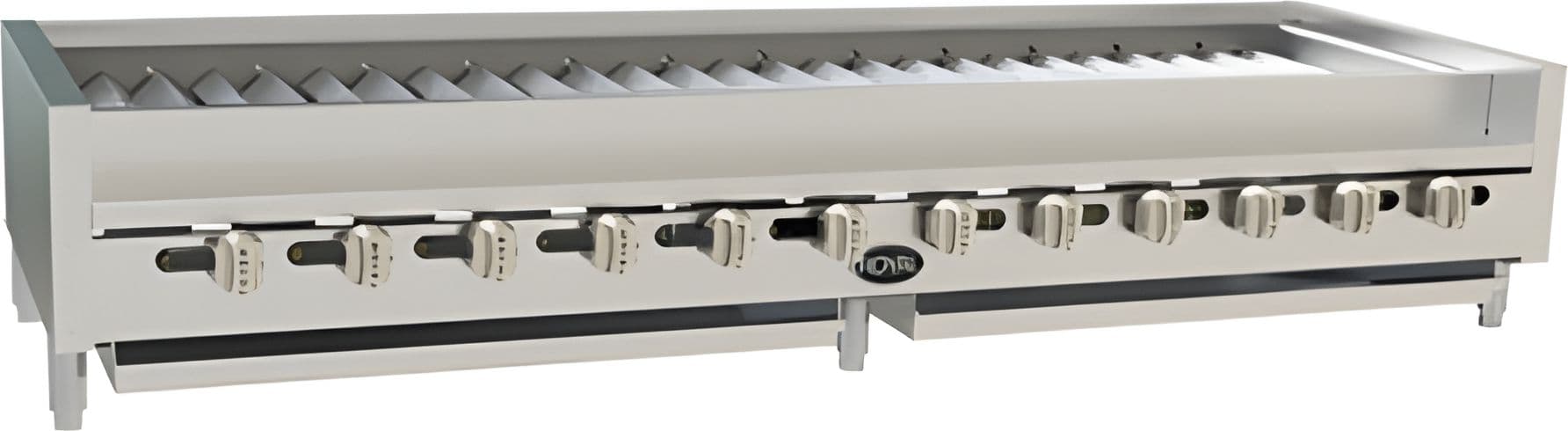 Royal RKTB-72 72″ Radiant Natural Gas Shish Kabob Broiler – 216,000 BTU