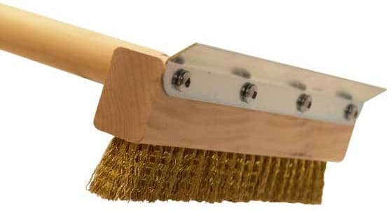 Regular-Duty Brass Pizza Brush