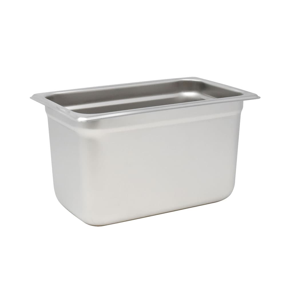 GN 1/4 Quarter-Size Anti-Jam Stainless Steel Steam Table Pan – 6″ Deep