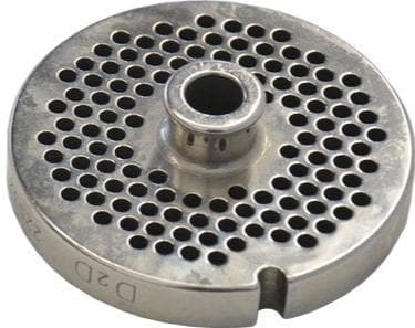 Stainless Steel #56 machine plate with hub 12.8mm (1/2″) – one notch w/ two flat sides