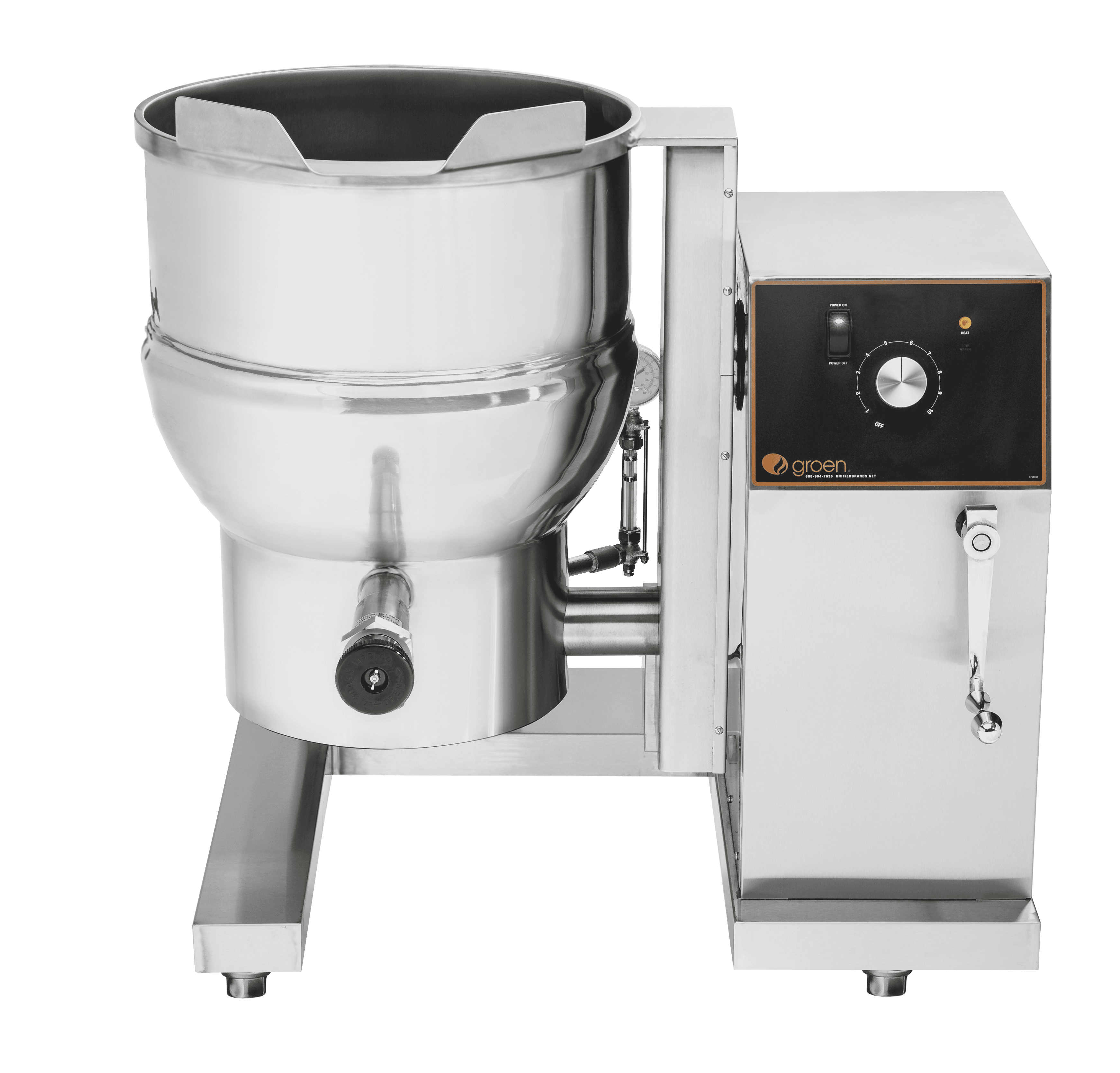 Groen – Steam-Jacketed Kettle, Crank Tilt, Floor, Electric – DEE/4-20C