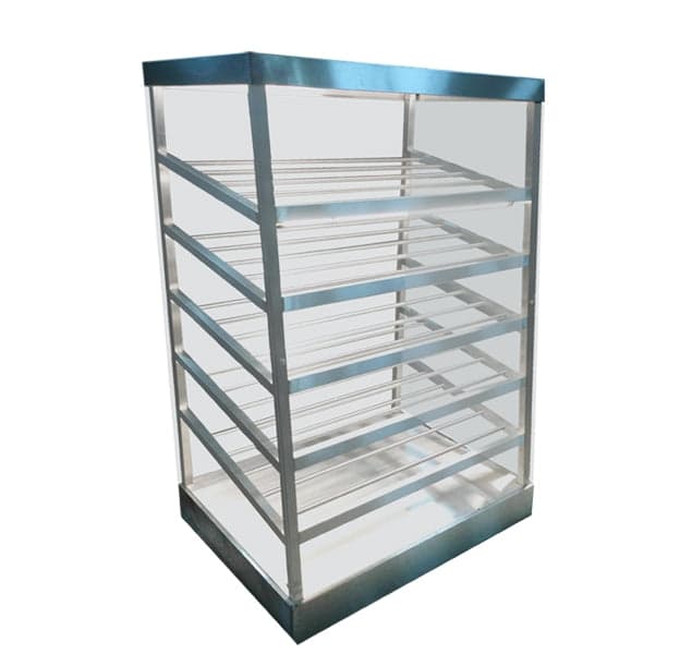 Igloo DDP4 45½″ Stainless Steel Roll-In Dry Pastry Display Case