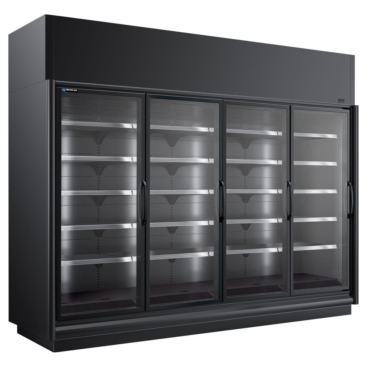 Master-Bilt – 2-Door Endless Glass-Door Merchandiser Complete Package - Medium Temp – BEM-2-30CP