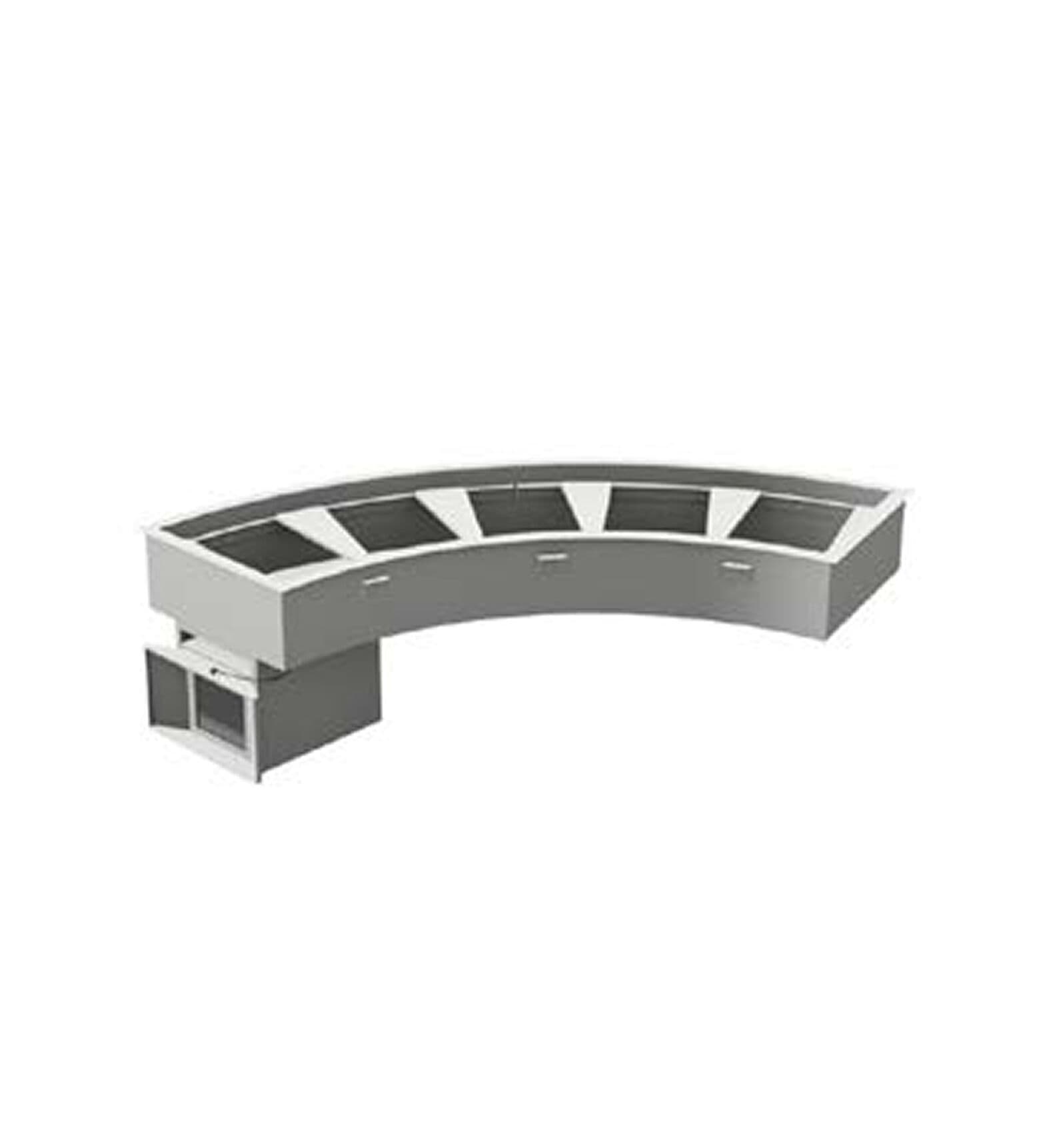 Randell – Serving Stations Wrapped Coldwall Curved Cold Pan Models – RCP-C