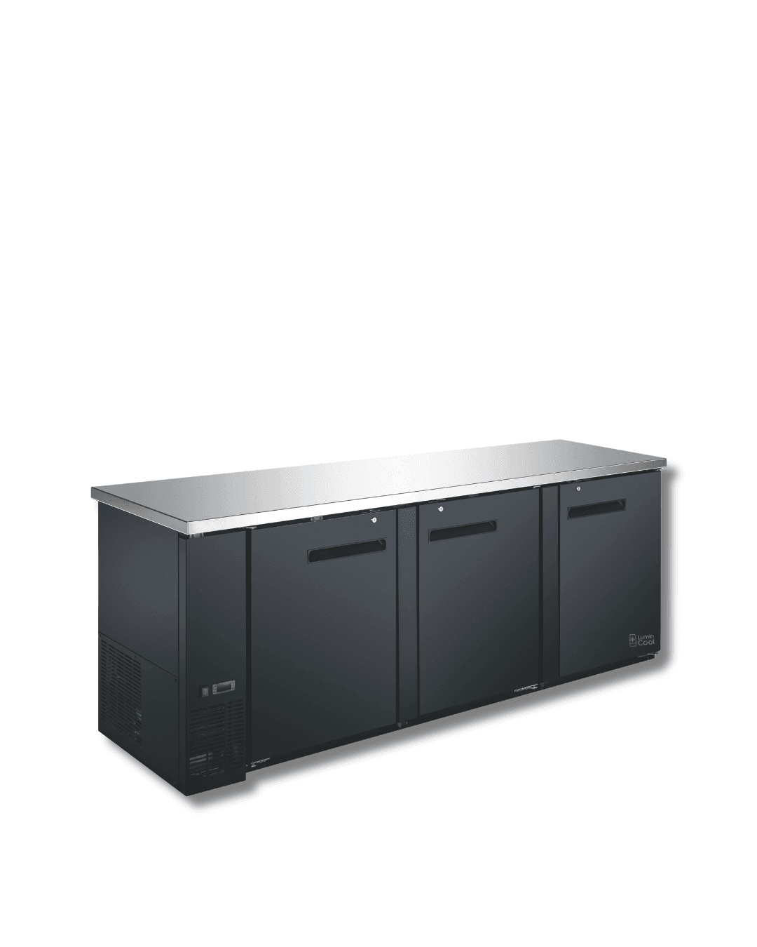 LUMIN COOL BC73-24-SOLID Back Bar Cooler, Solid Doors, 24" Deep