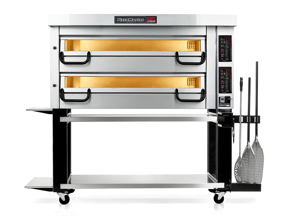 PizzaMaster – 800 Series 3 Stone Hearth, 2 Deck, Modular Electric Pizza Oven – PM 832ED