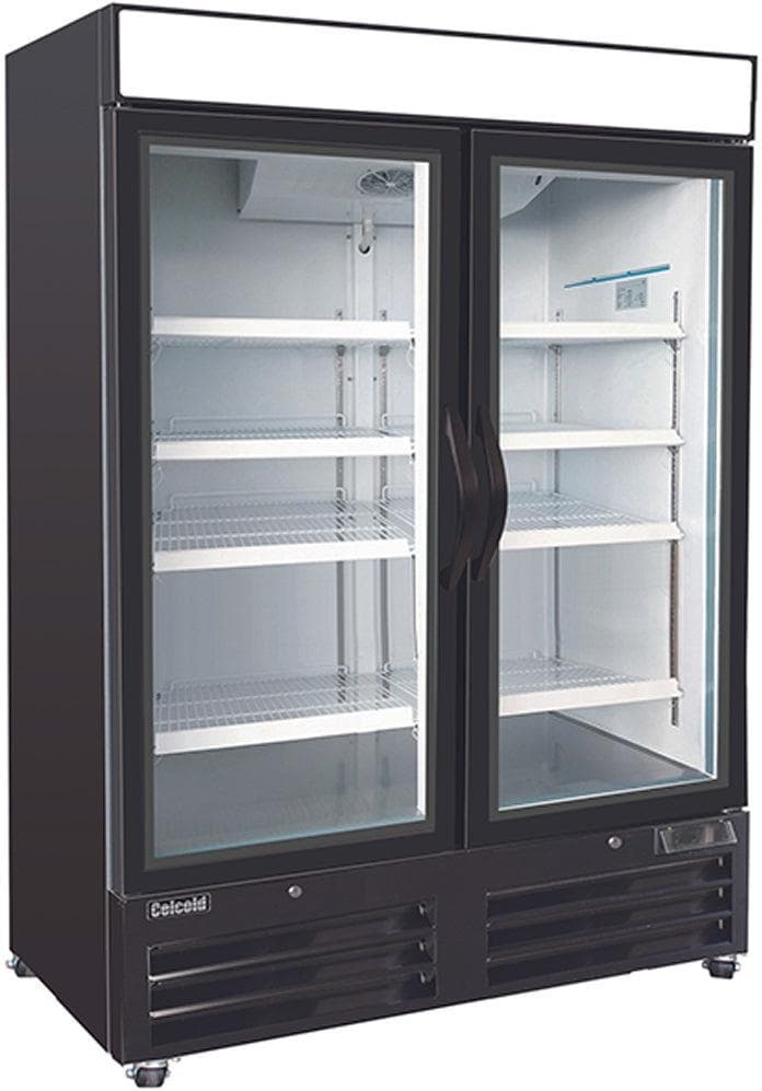 Celcold - 48" Commercial Glass Door Reach-In Freezer - CF48GDM