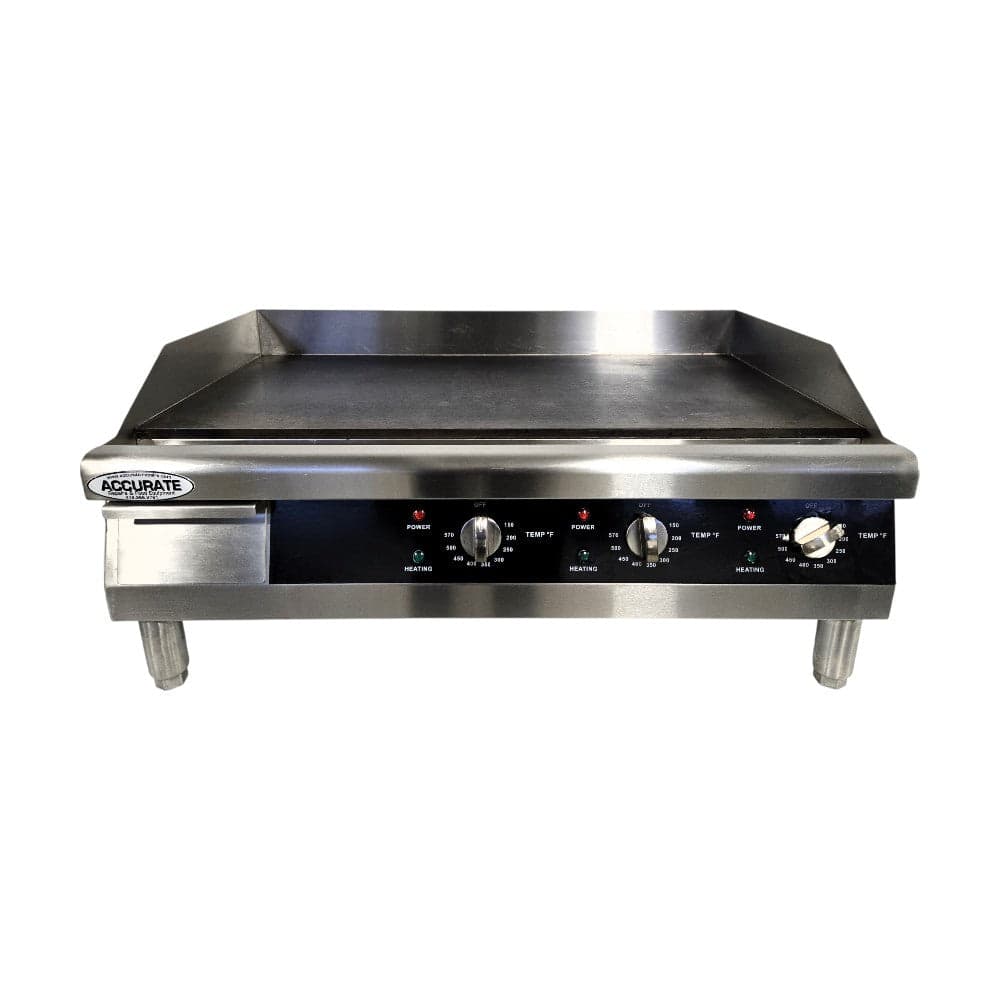Omcan 43214 Electric Countertop Griddle - 30 Inch