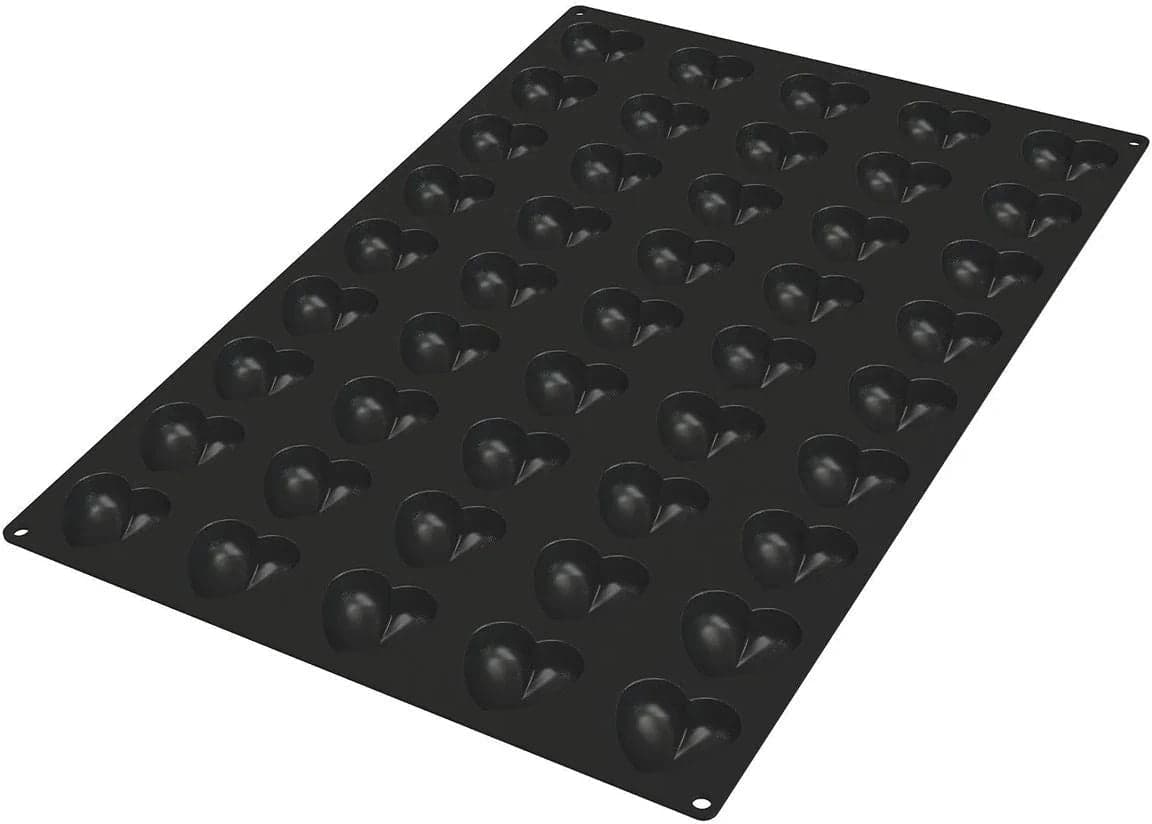 Silikomart – 24" 45 Cuori Flexible Silicone Baking Mold – SQ065