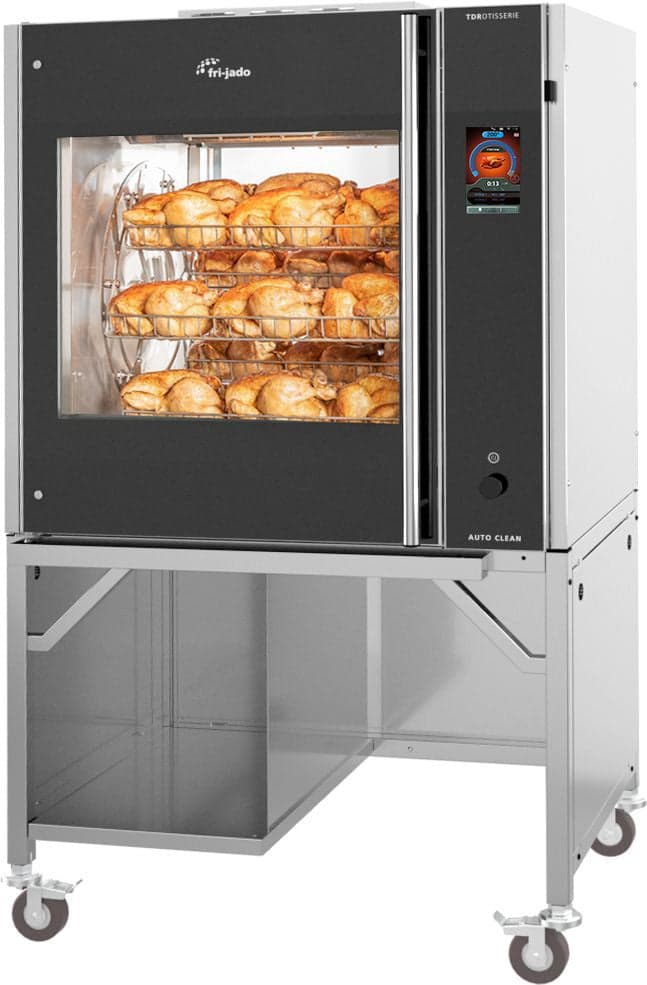 Fri-Jado - TDR 7 S AC Stainless Steel Turbo Deli Rotisserie Auto-Clean Oven With WiFi - 9319170