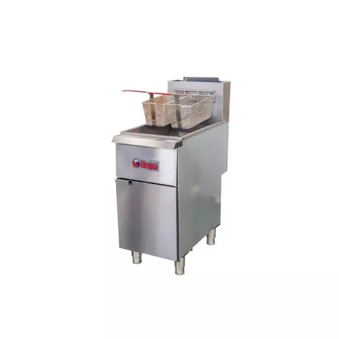 Ikon IGF35 35 Lb. Gas Floor Fryer – 90,000 BTU