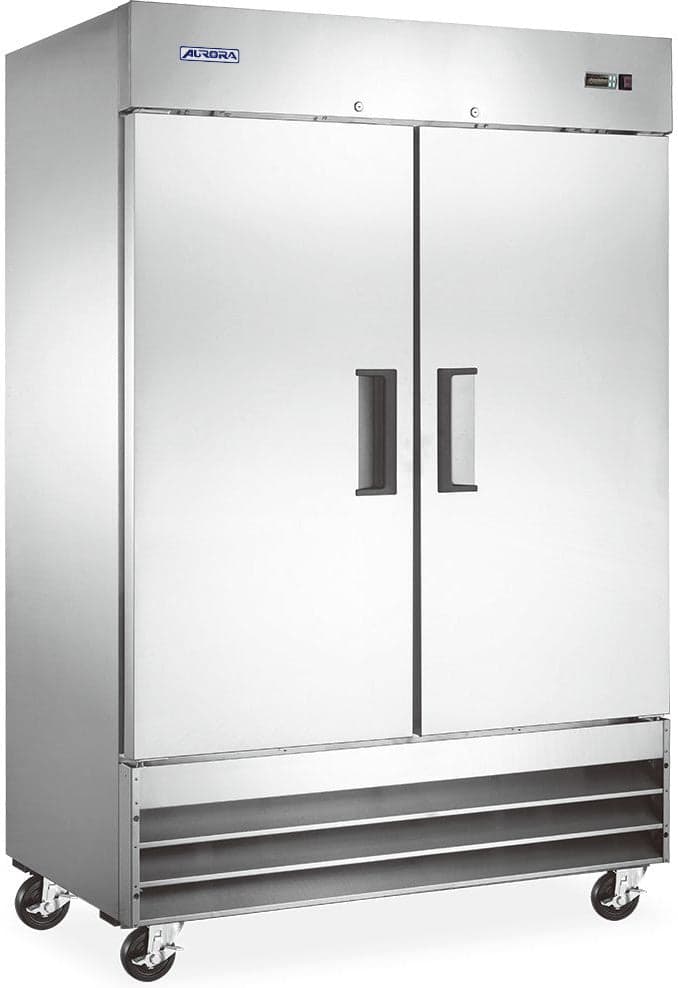 Aurora 54″ Two (2) Door Reach-in Freezer, 41 cu.ft. (1169 L), Stainless Steel