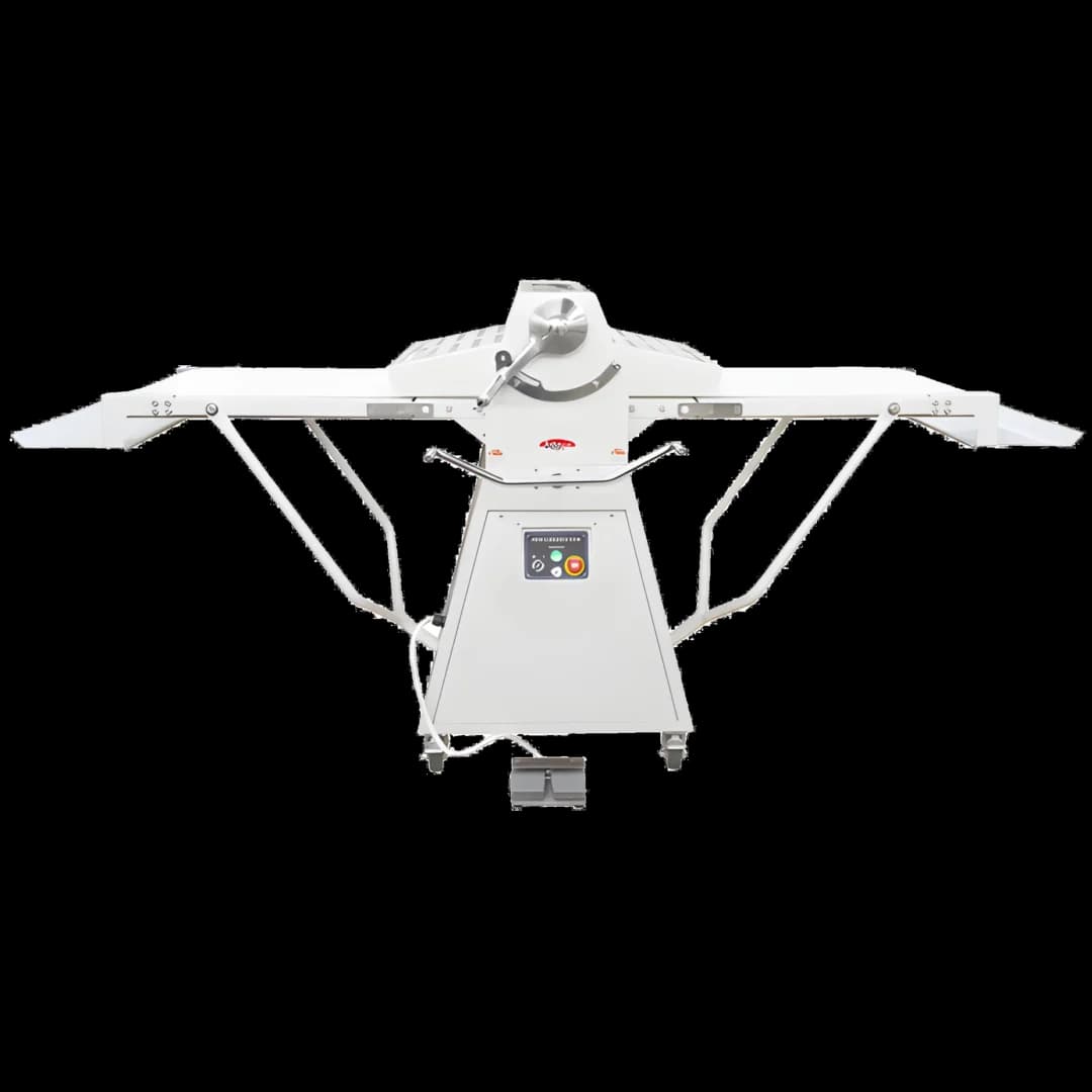 BakeMax BMFRS01 Heavy-Duty 17.7″ Wide Floor Model Reversible Dough Sheeter
