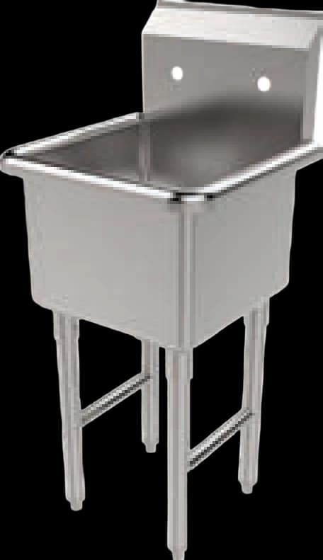 ATS MET 1-Compartment Prep Sink, Without Drain Board, 18-1/4" W x 18-5/8" D