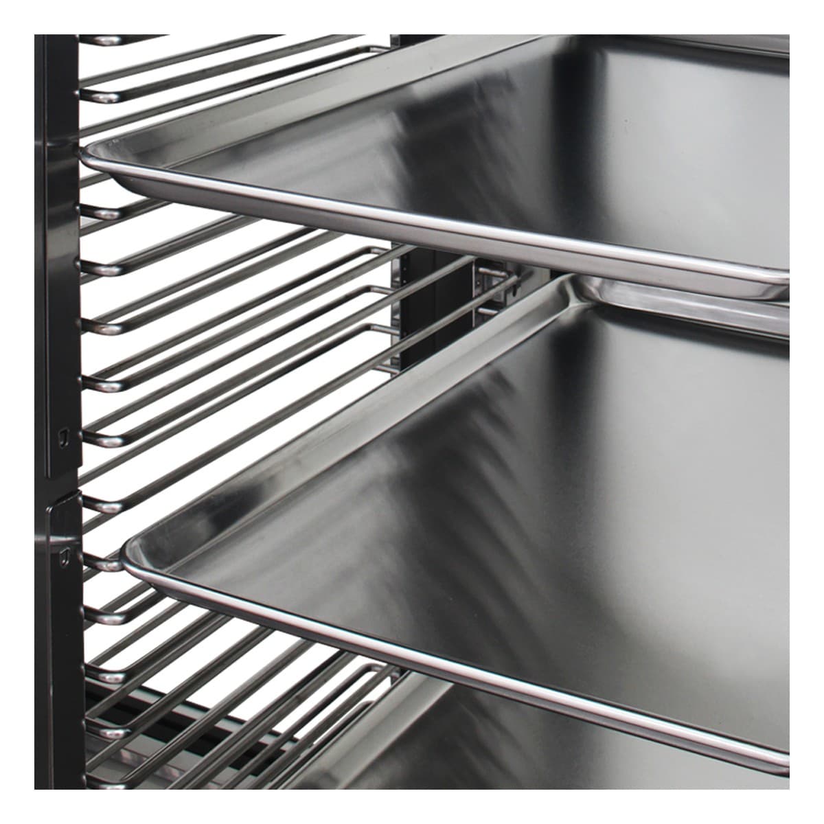 Turbo Air - (2) Pairs #4 Tray Slides and Pilasters for PRO-77 Middle Section - TS3-N4C(#4)