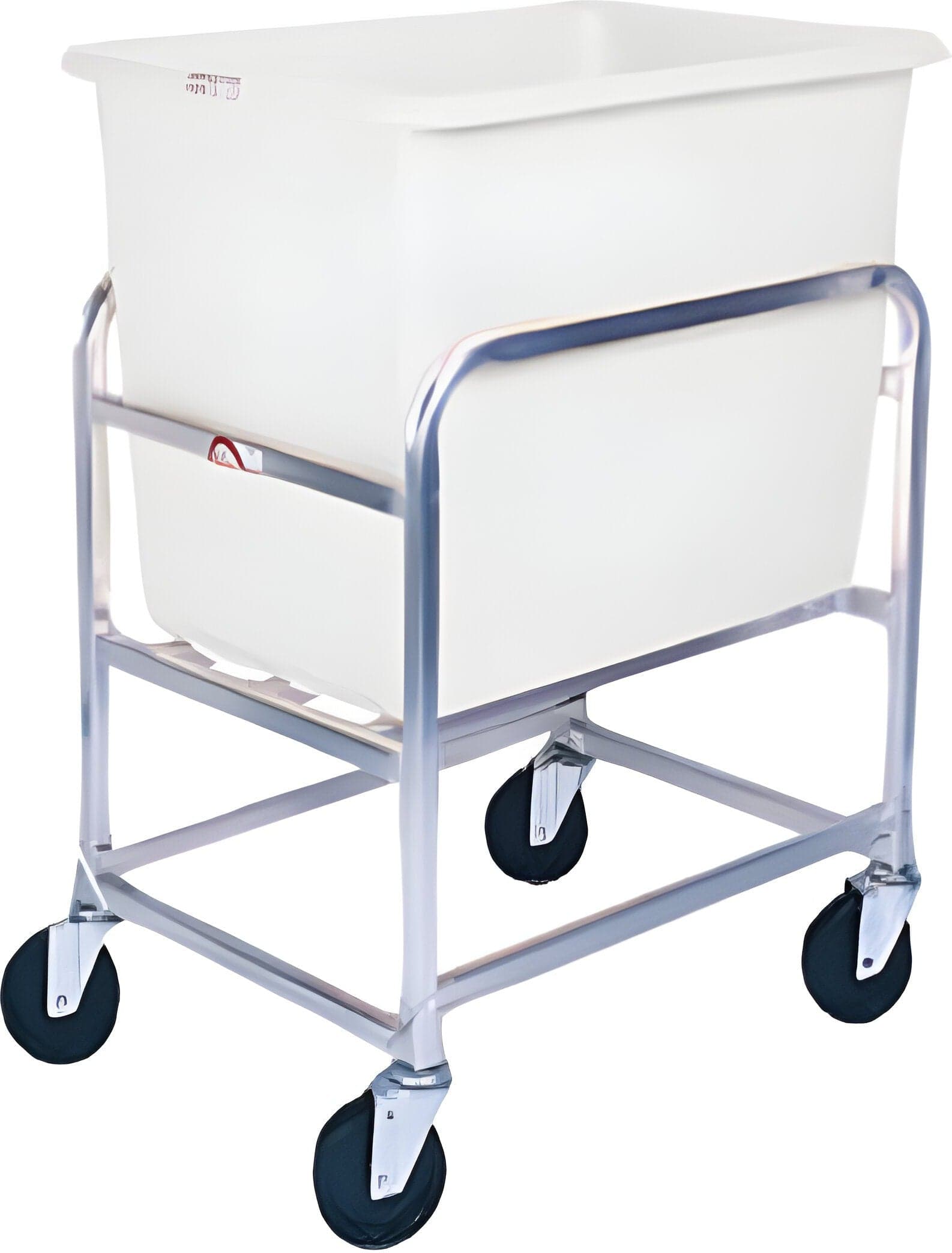 Winholt - 6 Bushel White Tub Stainless Steel Bulk Mover - 30-6-SS-WH