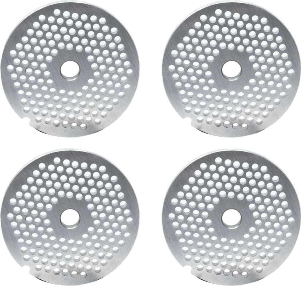 European Style #32 stainless steel plate, hubless, 4.8mm (3/16″) – one notch/ round