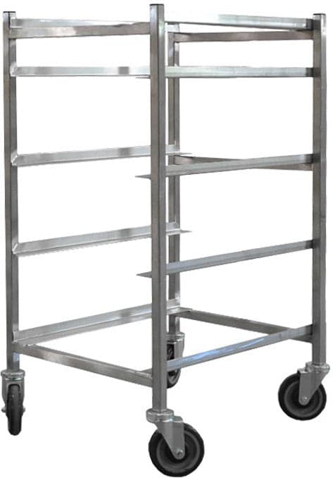 Stainless Steel Universal Flat Top Rack with 5 Slides and 9″ Spacing