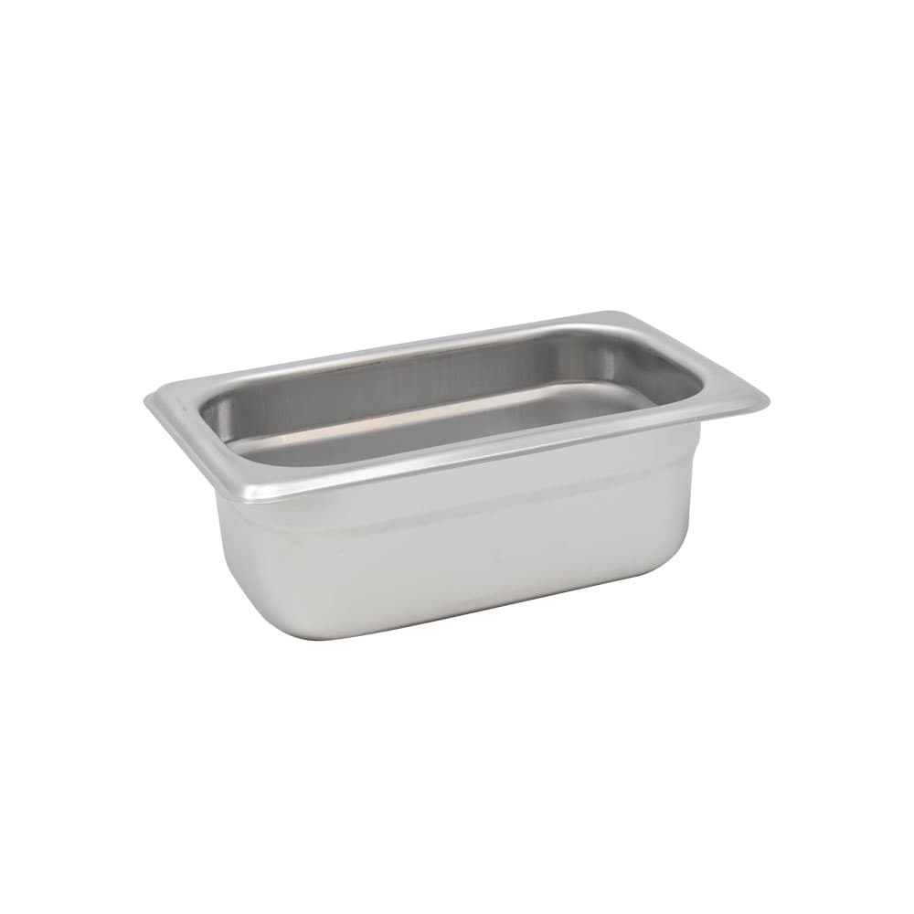 GN 1/9 Ninth-Size Anti-Jam Stainless Steel Steam Table Pan – 2.5″ Deep
