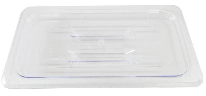 Polycarbonate Third-Size Clear Solid Cover for Food Pan