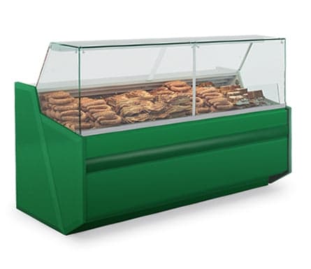 Igloo M2SCD4 51½″ Slim Line Refrigerated Deli Case, Straight Glass, 33″ Deep