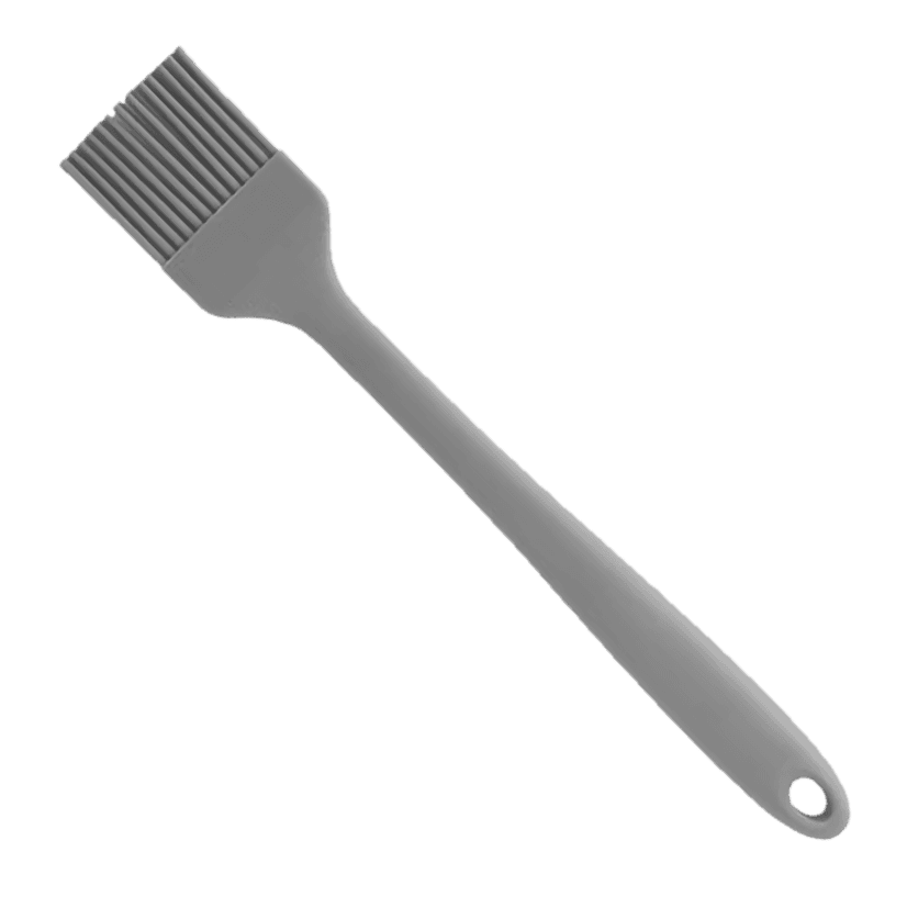 10” x 1 3/4” Silicone Pastry Basting Brush BPA Free – Grey